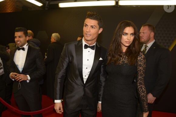 Portugal's Cristiano Ronaldo and his partner Irina Shayk during a photo call prior to the FIFA Ballon d'Or 2013 gala at the Kongresshalle in Zurich, Switzerland, on January 13, 2014. Photo by Henri Szwarc/ABACAPRESS.COM13/01/2014 - Zurich