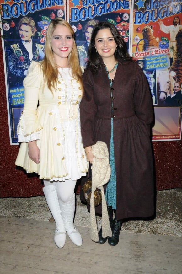 Marianne et Shirel Manson au cirque Bouglione, le 27 novembre 2010.