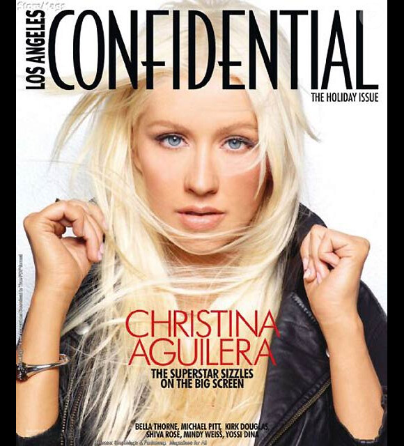 Christina Aguilera en couverture du magazine L. A confidential.