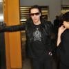 Marilyn Manson et sa nouvelle chérie sortent du cinéma à Beverly Hills, le 12 novembre 2010