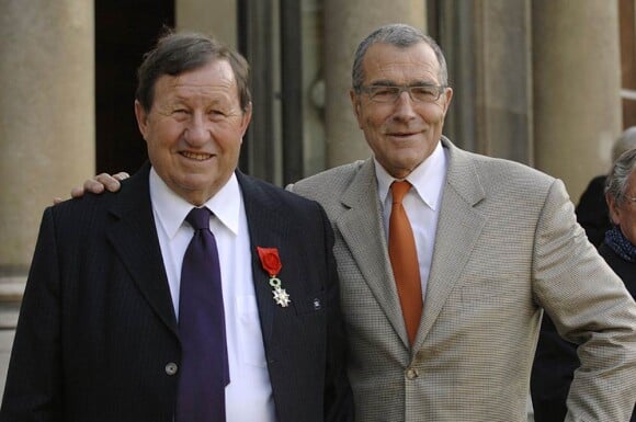 Gérard Bourgoin et Guy Roux en 2008.