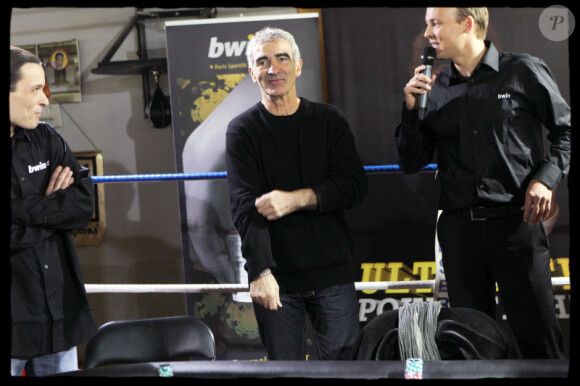 Raymond Domenech au Kajyn Club vendredi 3 décembre lors d'un tournoi de poker