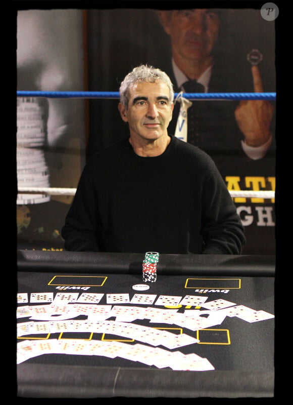 Raymond Domenech au Kajyn Club vendredi 3 décembre lors d'un tournoi de poker