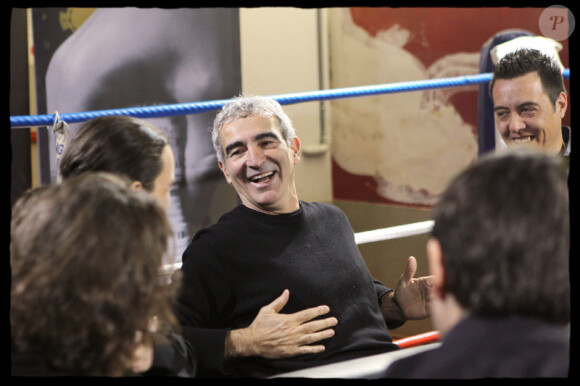 Raymond Domenech au Kajyn Club vendredi 3 décembre lors d'un tournoi de poker