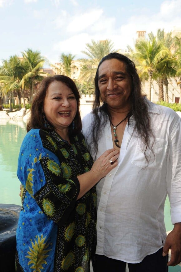 Josianne Balasko et son mari George Aguilar, décembre 2009