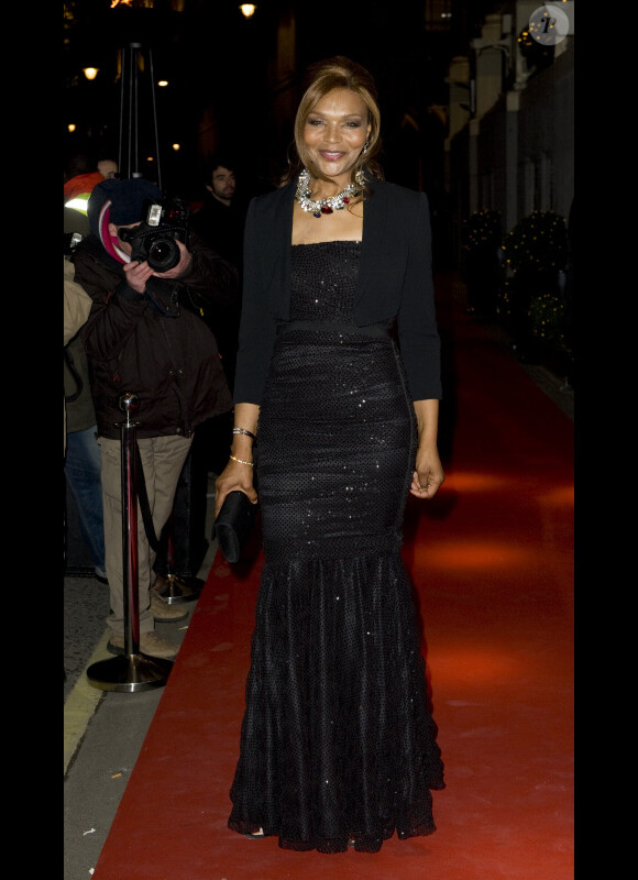 Valerie Campbell, la mamn de Naomi, à la cérémonie des British fashion awards, à Londres, le 7 décembre 2010