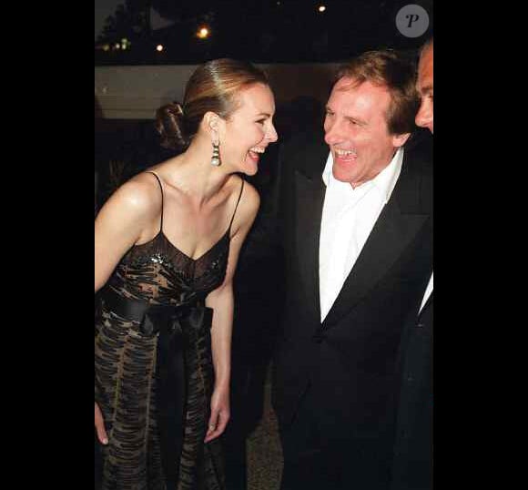 Gérard Depardieu et Carole Bouquet en 2001