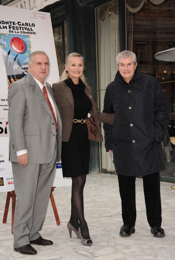 Aldo Maccione; Barbara Bouchet et Claude Lelouche au 10ème festival du film de Monaco (27 novembre 2010)