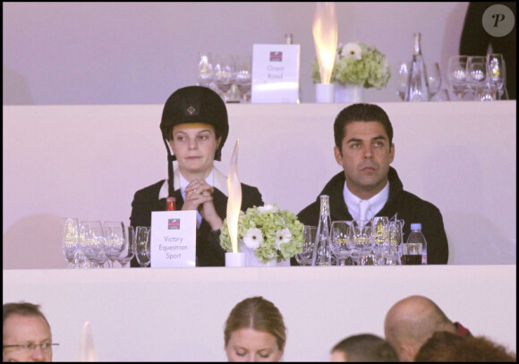 Athina Onassis et son époux Alvaro Affonso de Miranda Neto aux Gucci Masters - Décembre 2010