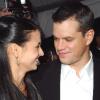 Matt Damon et son épouse Luciana le 11 décembre 2006 à New York