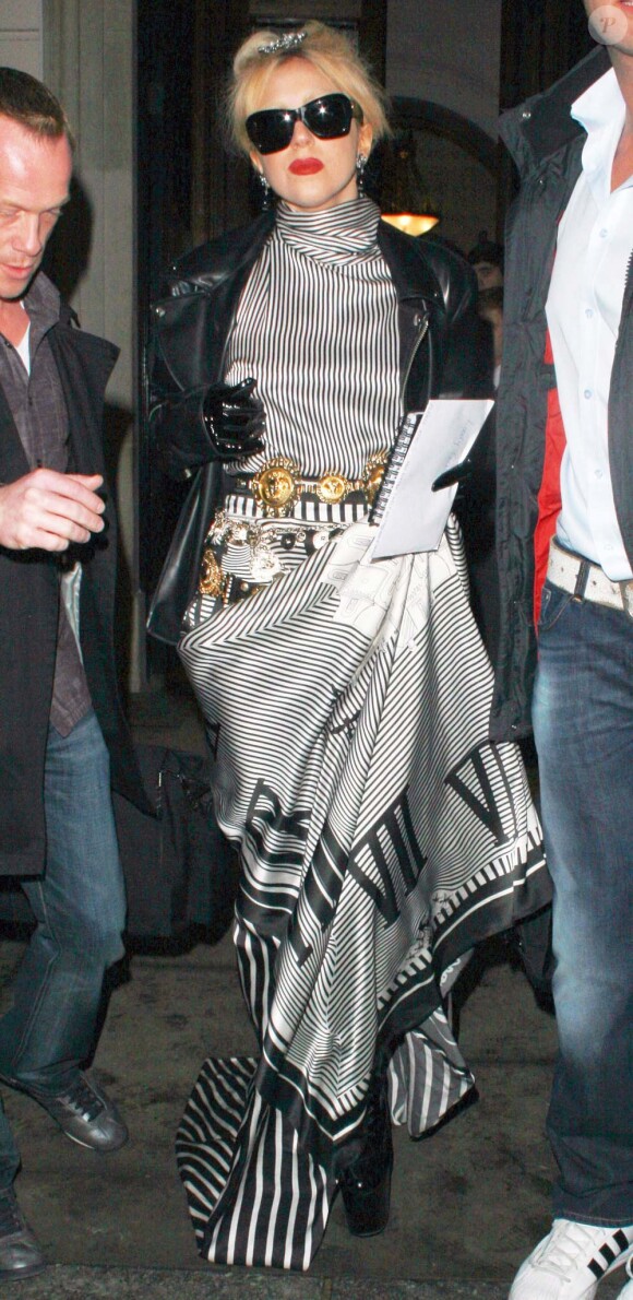 Lady Gaga à Londres, le 17 décembre 2010