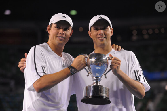 Bob et Mike Bryan vainqueurs, en janvier 2009, de l'open d'Australie à Melbourne