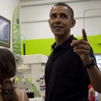 Barack Obama paye sa tournée de glaces... Le secret de sa popularité ?