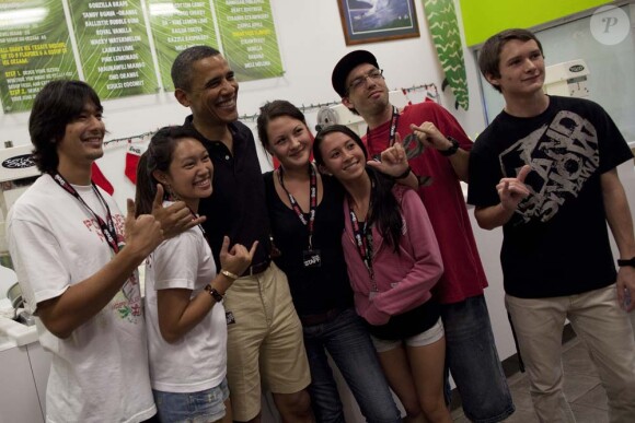 Barack Obama, Kailua, archipel d'Hawaï, le 27 décembre 2010