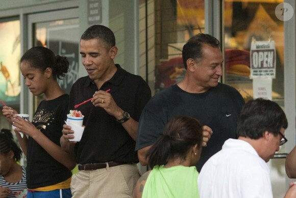 Barack Obama, Kailua, archipel d'Hawaï, le 27 décembre 2010