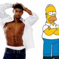 Usher : Il aurait pompé son style sur... Homer Simpson !