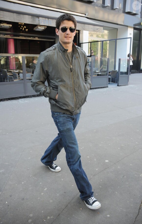James Lafferty à Paris, le 27 avril 2009.