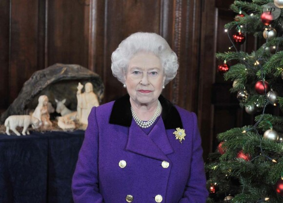 Elizabeth II, Londres, le 24 décembre 2010