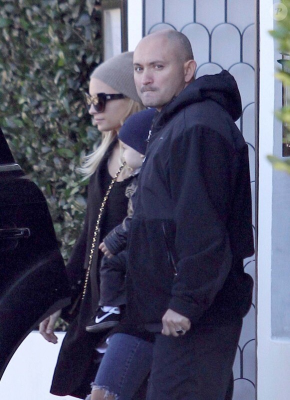 Nicole Richie et Joel Madden à Beverly Hills avec leur adorable fils Sparrow. Le 30 décembre 2010