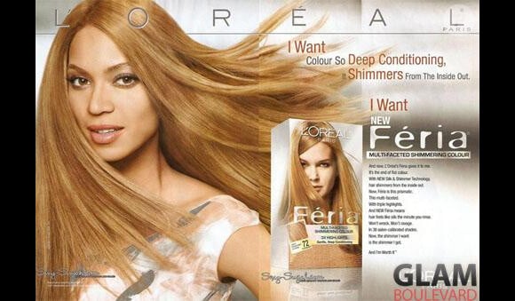 Beyoncé pour Féria de L'Oréal, 2008