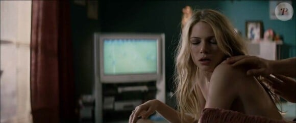 Des images de la scène de sexe entre Michelle Williams et Ewan McGregor dans Incendiary, sorti en 2008.
