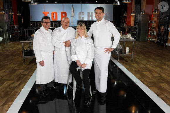 Top Chef bientôt sur M6 : Jean-Fraçois Piège, Ghislaine Arabian, Thierry Marx et Christian Constant.