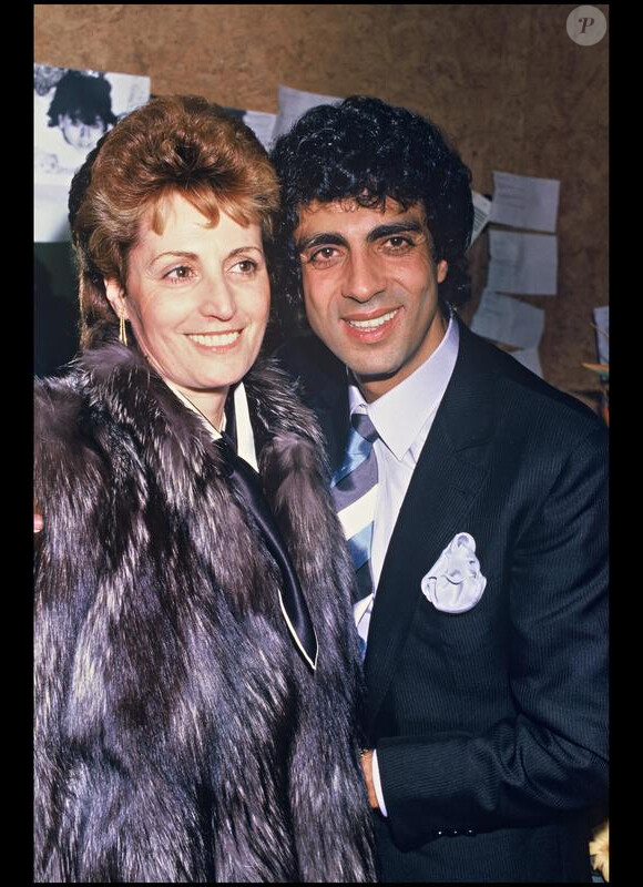 Enrico Macias et son épouse Suzy en 1985.