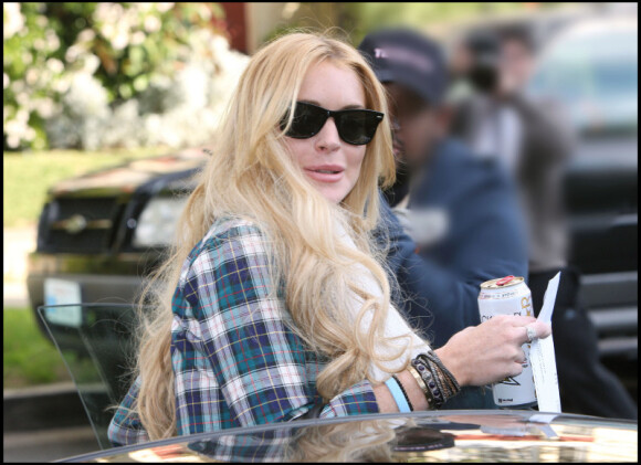 Lindsay Lohan se prend une amende à Beverly Hills le 5 janvier 2011.