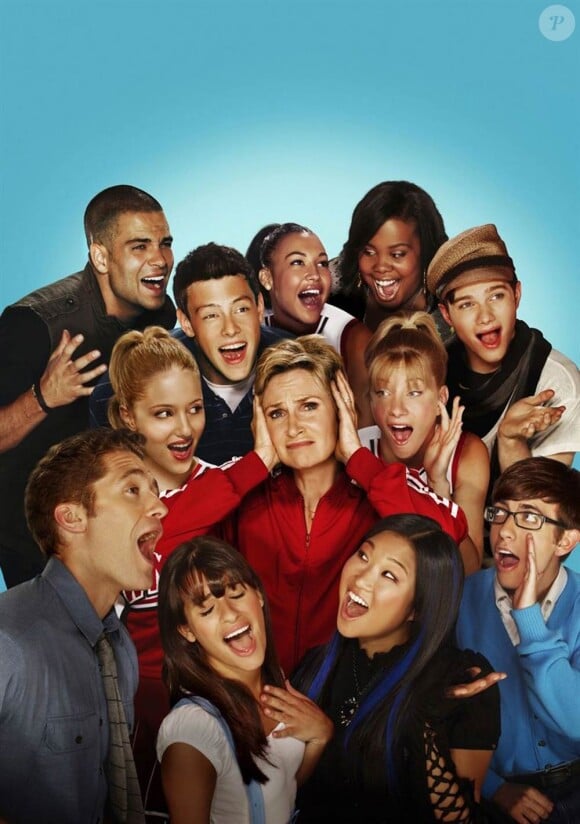 Des images de la série musicale Glee.