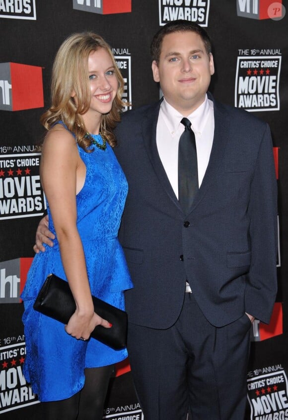 Jonah Hill et une amie aux 16ème Critics Choice Movie Awards, le 14 janvier 2011 à Los Angeles