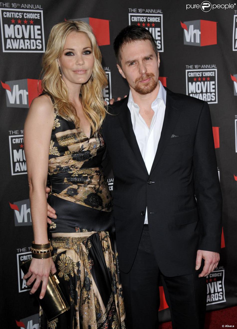 Sam Rockwell et Leslie Bibb aux 16ème Critics Choice Movie Awards, le