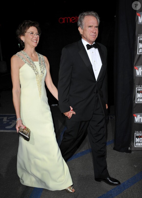 Annette Bening et Warren Beatty aux 16ème Critics Choice Movie Awards, le 14 janvier 2011 à Los Angeles