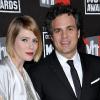 Mark Ruffalo et son épouse Sunrise Coigney aux 16ème Critics Choice Movie Awards, le 14 janvier 2011 à Los Angeles