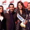 Laury Thilleman aux côtés de Nikos Aliagas et ses acolytes Karine Ferri et Mustapha El Atrassi