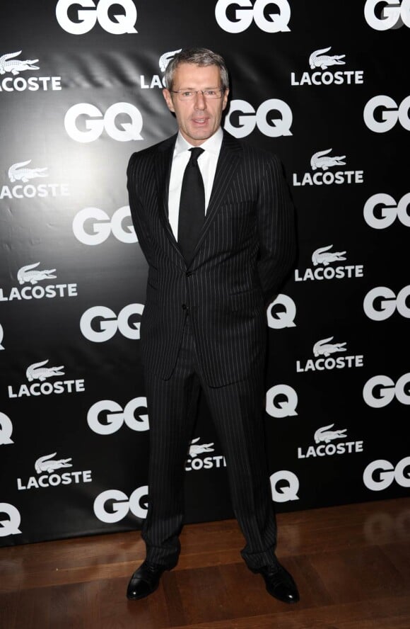 Lambert Wilson à l'occasion de la GQ Man of the Year Party, dans l'enceinte du Shangri-La Hotel, à Paris, le 19 janvier 2011.