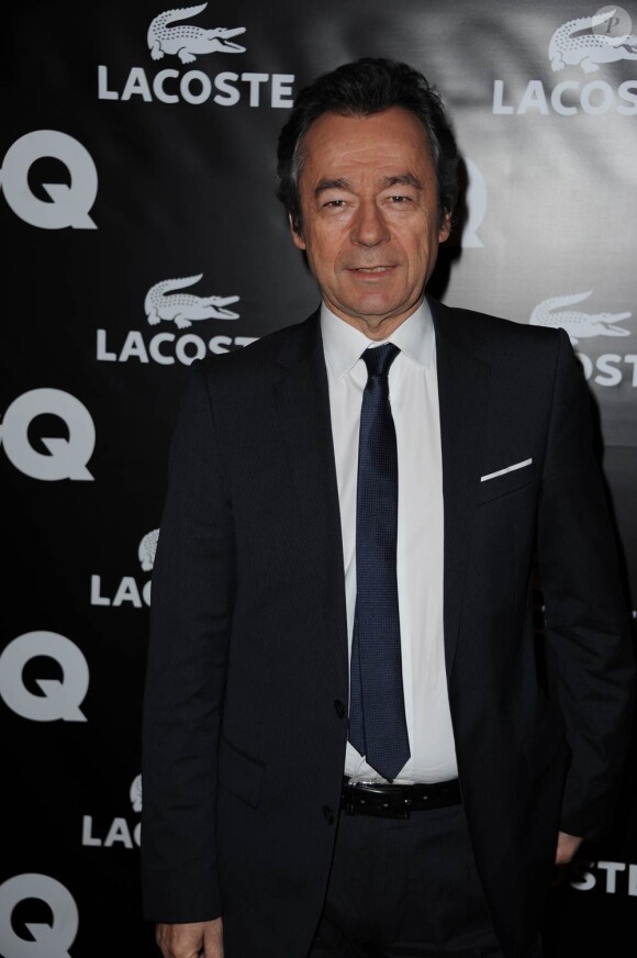 Michel Denisot à l'occasion de la GQ Man of the Year Party, dans l'enceinte du Shangri-La Hotel, à Paris, le 19 janvier 2011.