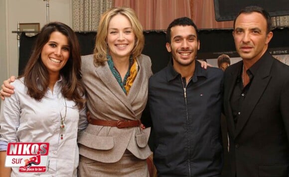 Sharon Stone invitée au 6/9 d'NRJ avec Nikos, Karine et Mustapha, diffusé le jeudi 20 janvier 2011.
