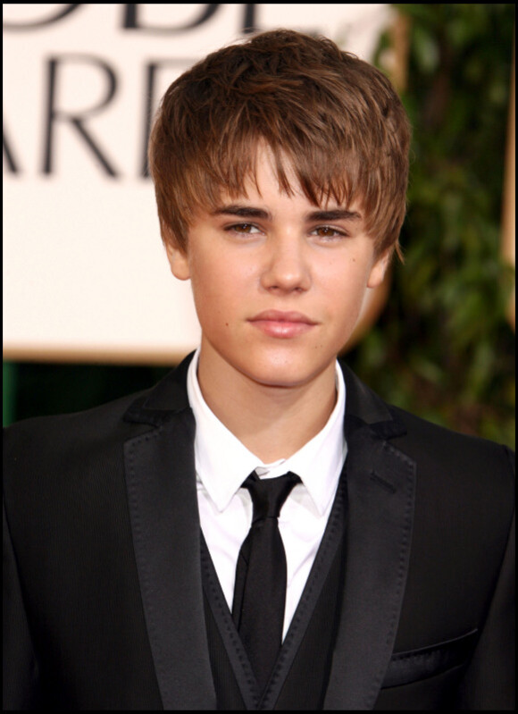 Justin Bieber à la cérémonie des Golden Globes, le 16 ajnvier 2011.