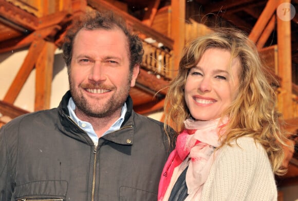 François Damiens et Pascale Arbillot lors du festival du film comique de l'Alpe d'Huez le 20 janvier 2011