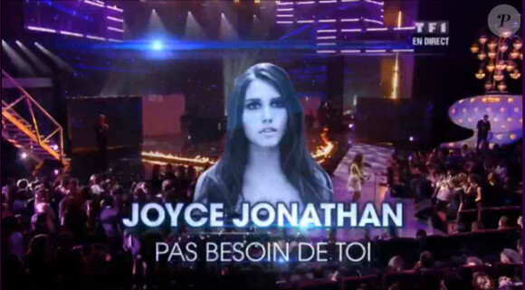 Extrait de la prestation de Joyce Jonathan sur la scène des NRJ Music Awards 2011