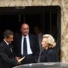 Bernadette Chirac, ici avec son mari Jacques et Nicolas Sarkozy