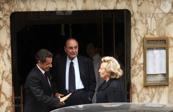 Bernadette Chirac, ici avec son mari Jacques et Nicolas Sarkozy