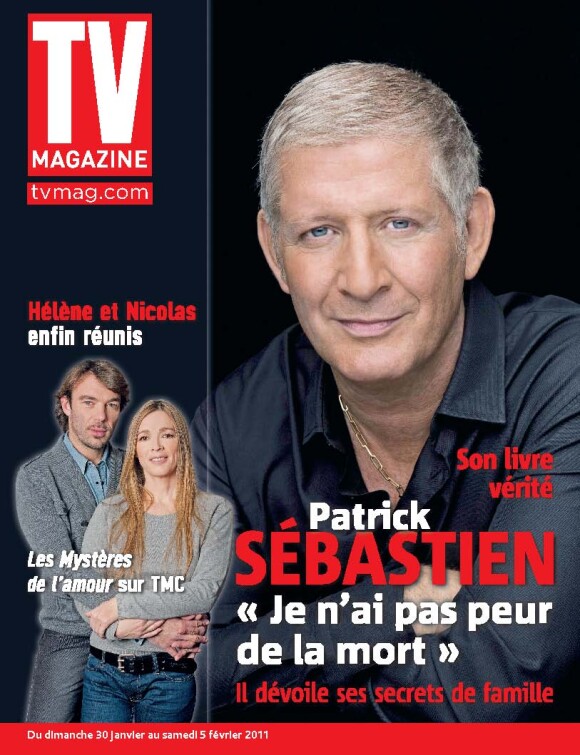 Patrick Sébastien en couverture de TV Mag, en kiosques le vendredi 28 janvier 2011