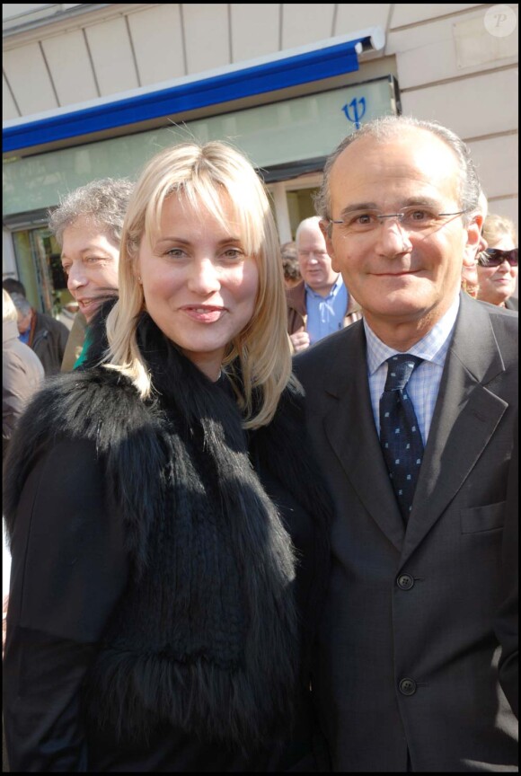 Sophie Favier et Bernard Lepidi, Neuilly-sur-Seine, février 2008