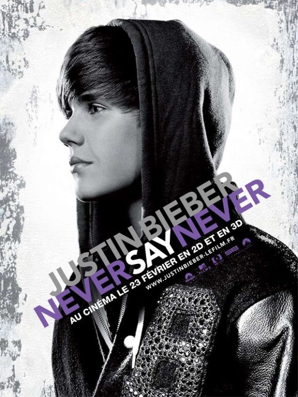 Justin Bieber : Never say never, sur nos écrans le 23 février 2011.