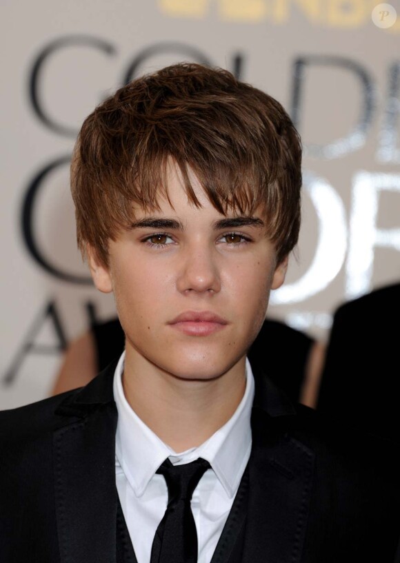 Justin Bieber aux Golden Globes, Los Angeles, le 16 janvier 2011