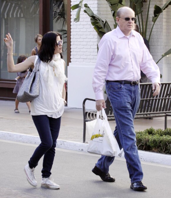 Selma Blair et son père Elliot Beitner à Los Angeles, le 27 janvier 2011.