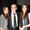Michel Leeb s'est rendu aux Invalides (Paris), pour le Festival  Automobile International, vendredi 28 janvier, en compagnie de ses filles Elsa et Fanny.