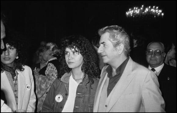 Maria Schneider avec son père naturel Daniel Gélin en 1981