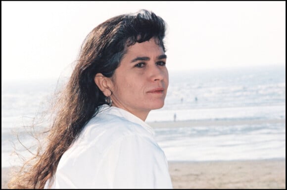 Maria Schneider lors du festival du film roamntique à Cabourg en 1996